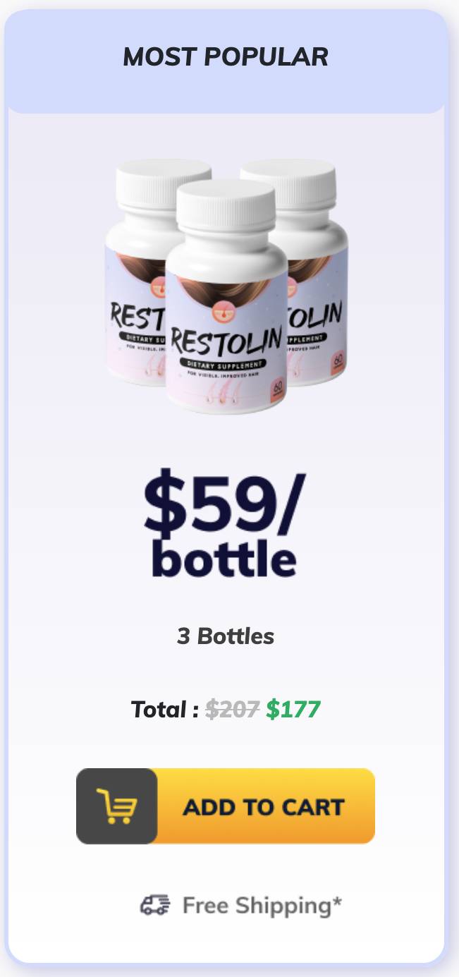 Restolin - 3 bottle